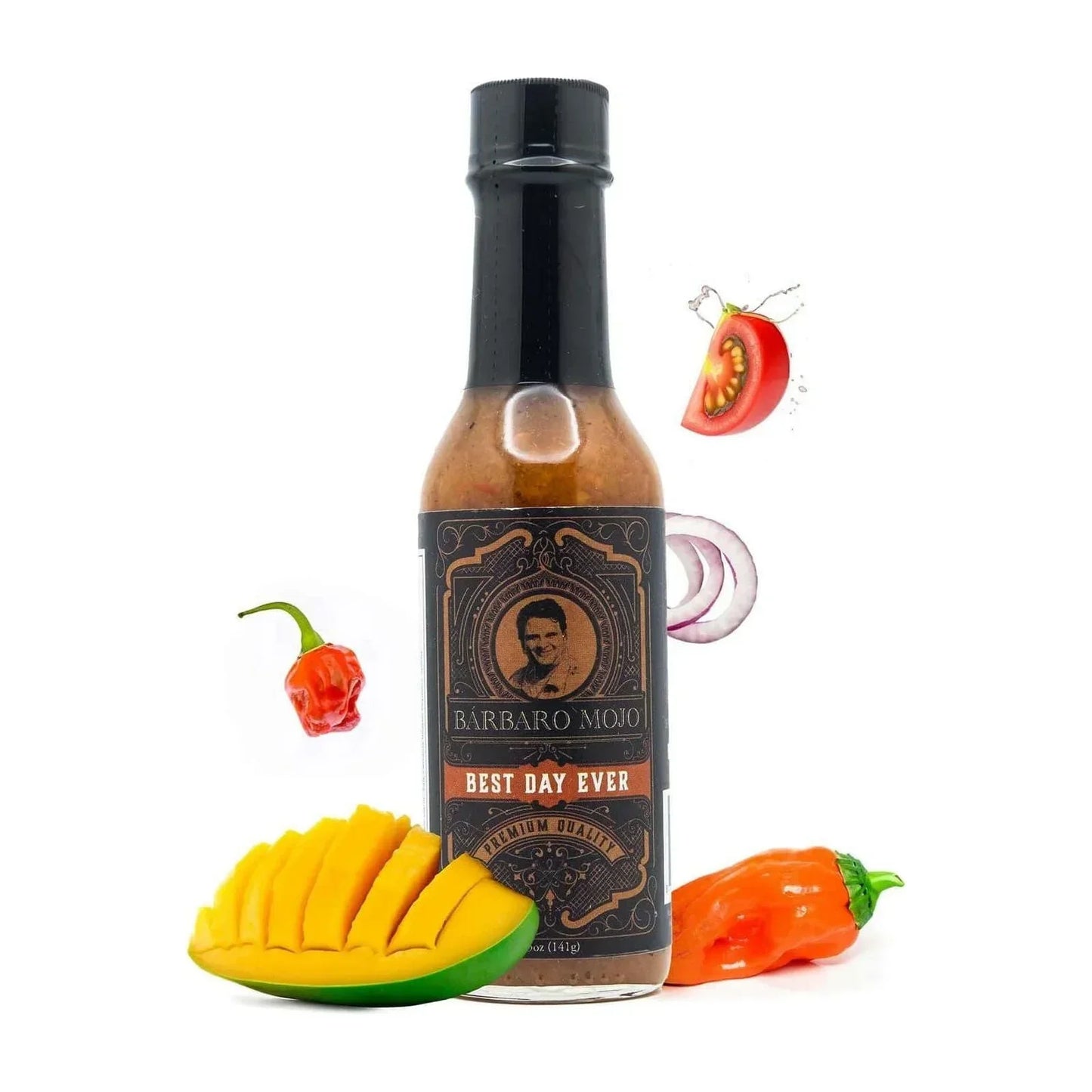 Barbaro Mojo Cuban Hot Sauce Gift Pack Only Hot (El Havanero, Piñazo, Best Day Ever, Matanza) - BarbaroMojo.com