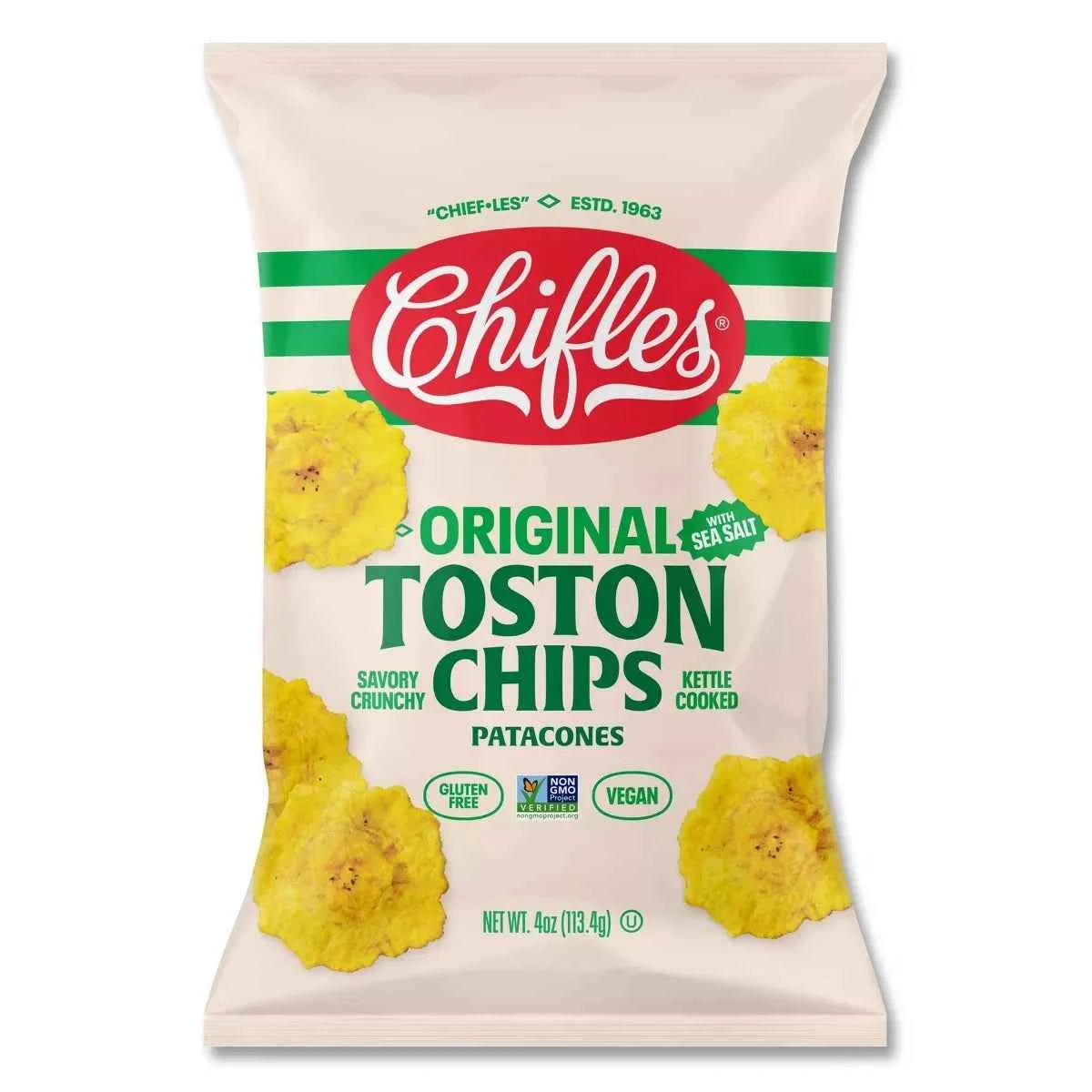 Chifles Original Tostones - Crunchy Plantain Snacks
