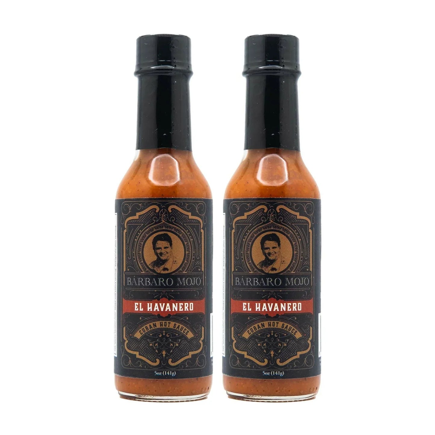 El Havanero 2-pack Cuban Hot Sauce made with Habaneros - BarbaroMojo.com