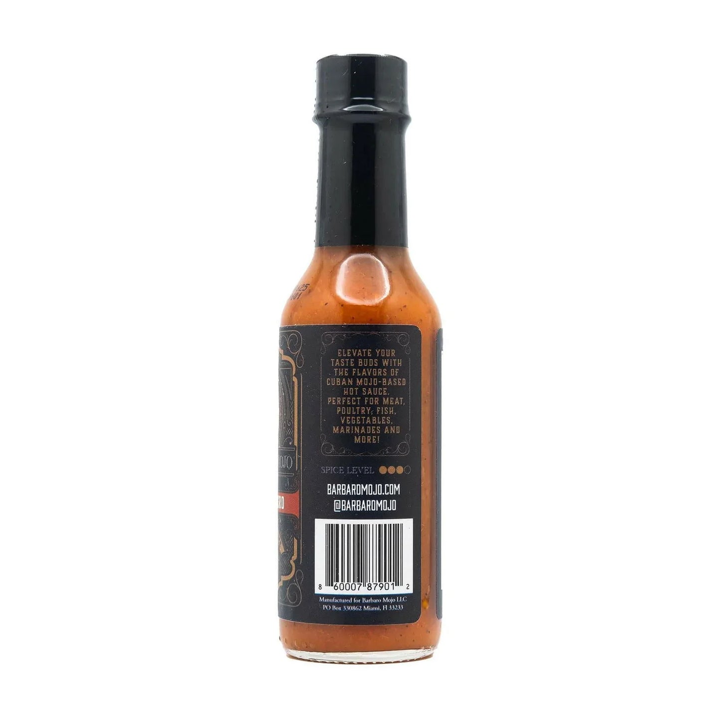 El Havanero Cuban Hot Sauce made with Habaneros - BarbaroMojo.com