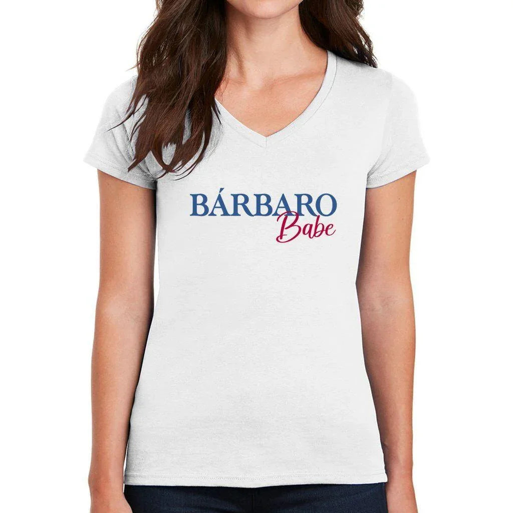 Women’s Heavy Cotton V-Neck T-Shirt - BarbaroMojo.com