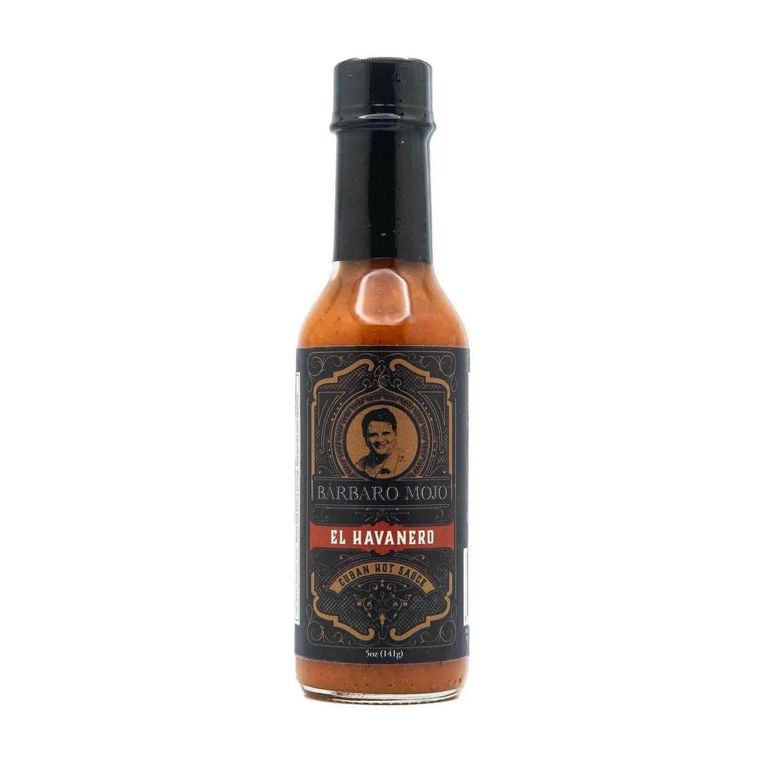 Authentic Cuban mojo hot sauce: El Havanero by Barbaro Mojo, built on a citrus and garlic mojo criollo base