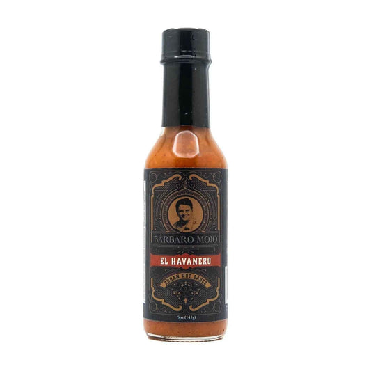 Authentic Cuban mojo hot sauce: El Havanero by Barbaro Mojo, built on a citrus and garlic mojo criollo base