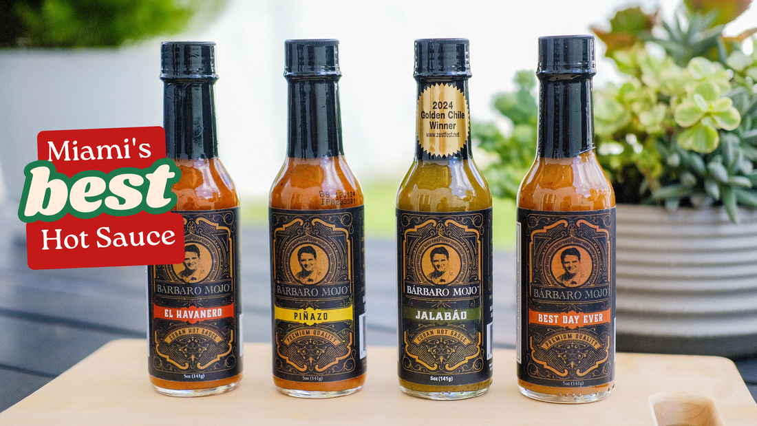 Discover Miami's Best Hot Sauce: The Original Cuban Hot Sauce by Barbaro Mojo