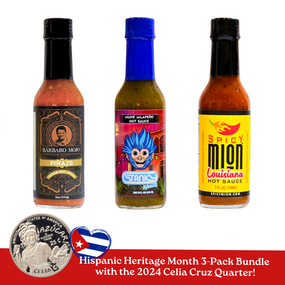 Hispanic Heritage Month 3-Pack Hot Sauce Bundle