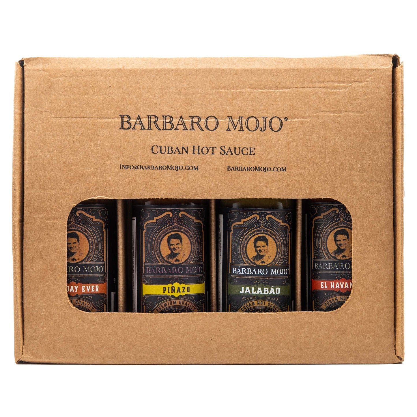 Barbaro Mojo Gift Pack (El Havanero, Jalabáo, Piñazo, Best Day Ever)