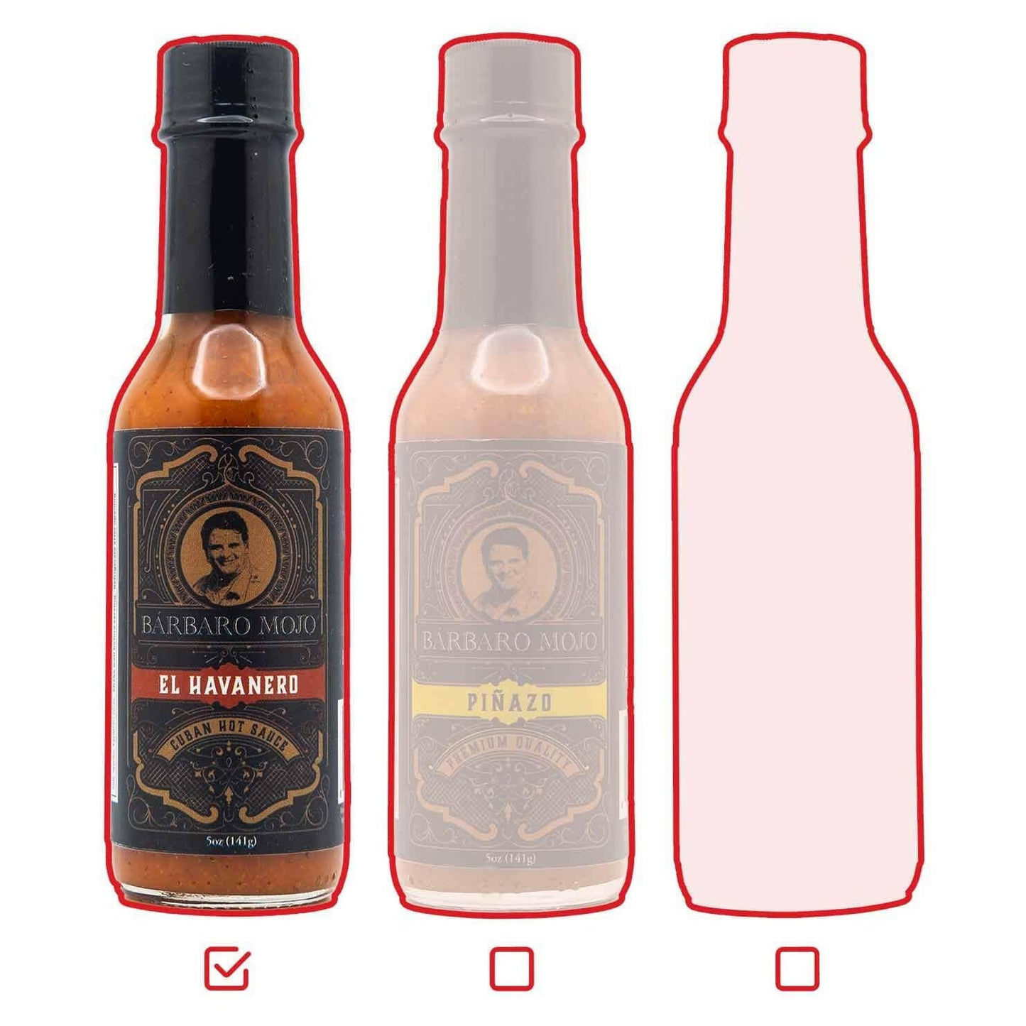 A make your own  3-pack Cuban Hot Sauce - BarbaroMojo.com