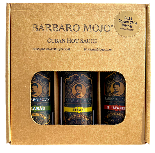 Award Winning Cuban Hot Sauce 3 Pack - BarbaroMojo.com