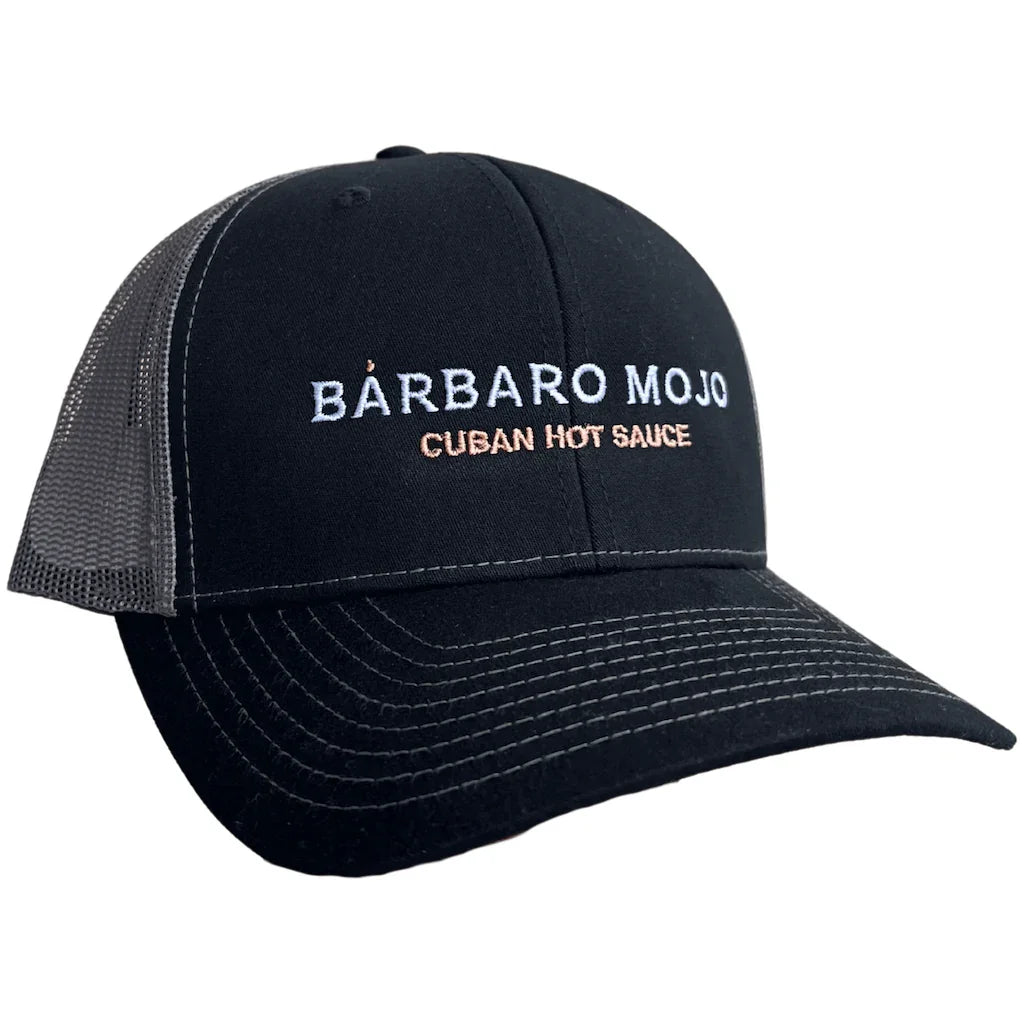Barbaro Mojo Cuban Hot Sauce Trucker Hat - Rep the Heat! - BarbaroMojo.com