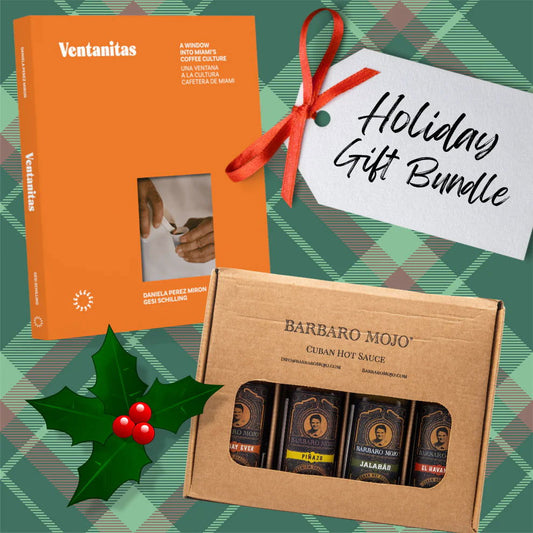 Ventanitas: A Window into Miami’s Coffee Culture Book & Barbaro Mojo 4-Pack Holiday Gift Bundle - BarbaroMojo.com