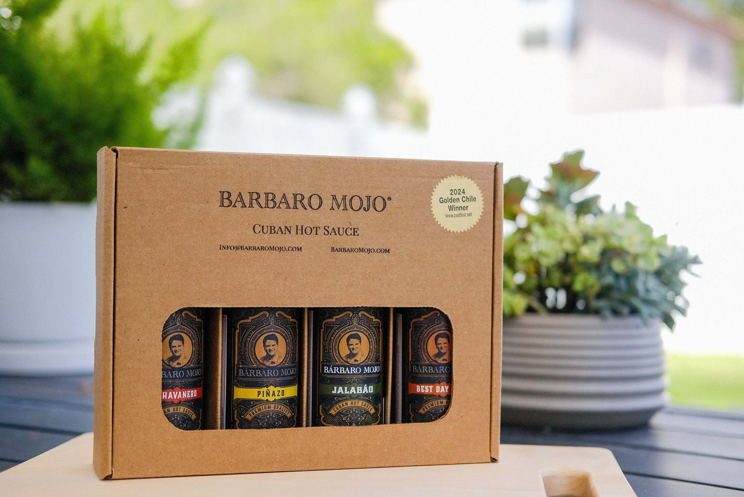 Barbaro Mojo Miami's Best Hot Sauce  award winning 4 pack